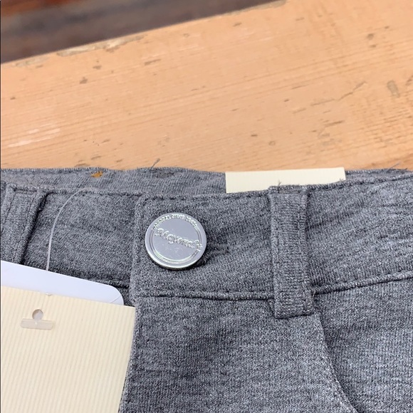 Thick Gray jeggings- warm sweatshirt material - Picture 6 of 8